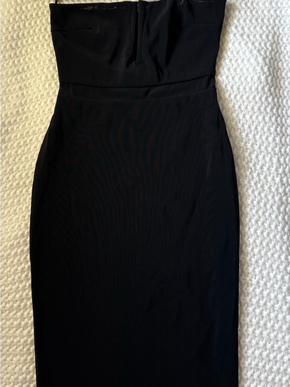 Bec and bridge Strapless Black Sheath Dress